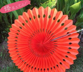 創意婚慶用品 喜慶裝飾紙扇花與歐式流行折扇花的魅力